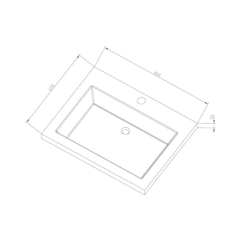 Trend Stone 80 Washing Tray
