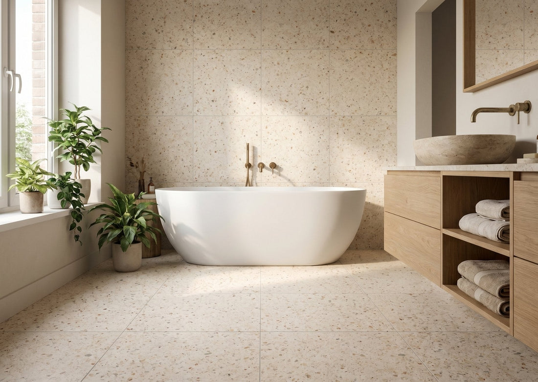 Terrazzo tegels: alles over de look en waar je ze gebruikt