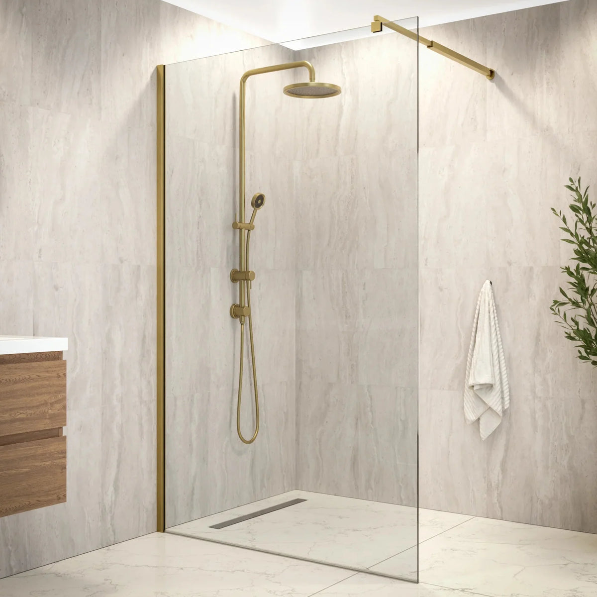 Shower screen Elva - 120x200cm