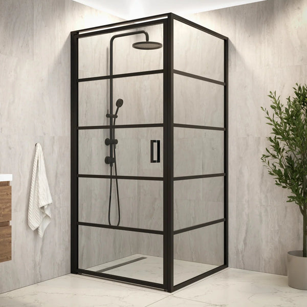 Douchecabine Oris - 90x200cm - Zwart