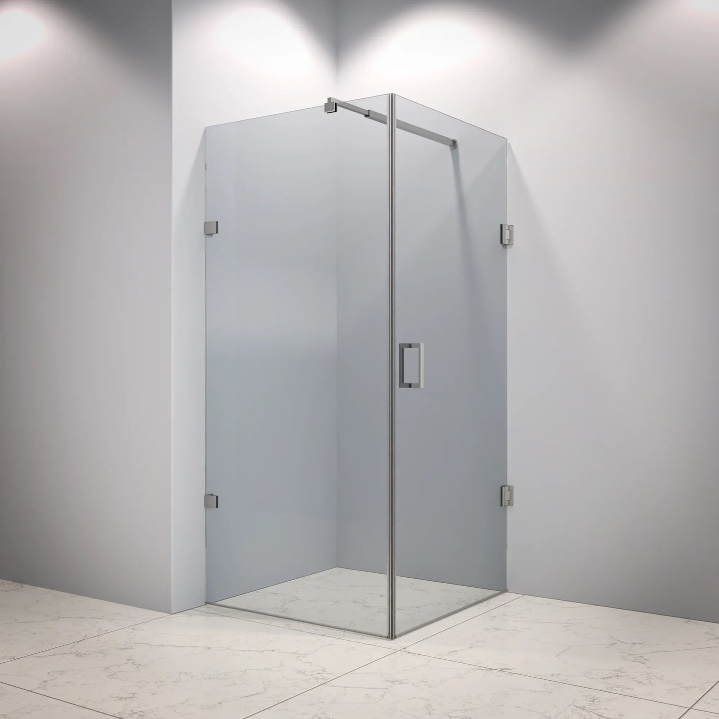 Mampara de ducha Mira - 90x200cm - Cromo