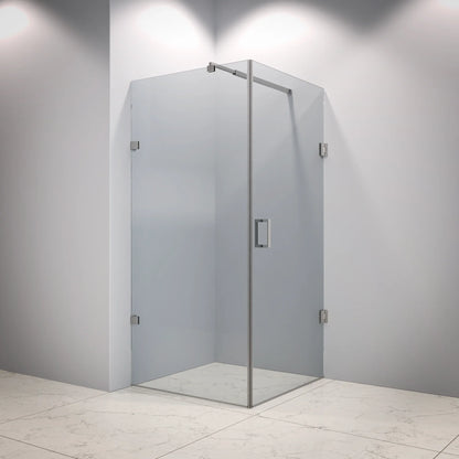 Mampara de ducha Mira - 90x200cm - Cromo