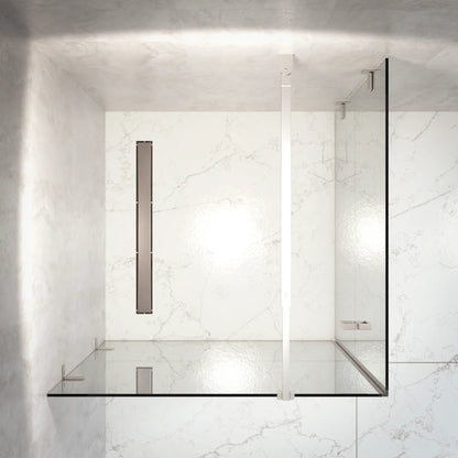 Mampara de ducha Mira - 90x200cm - Cromo