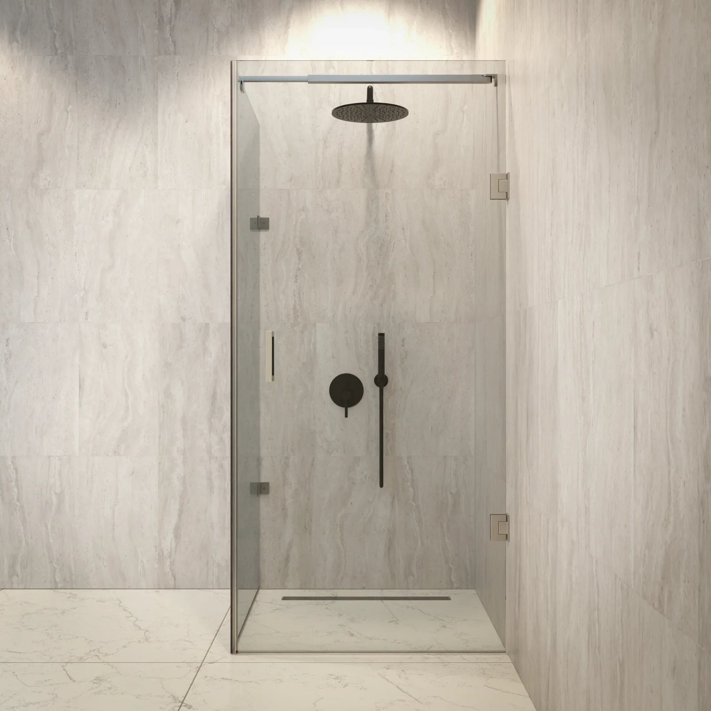 Mampara de ducha Mira - 90x200cm - Cromo