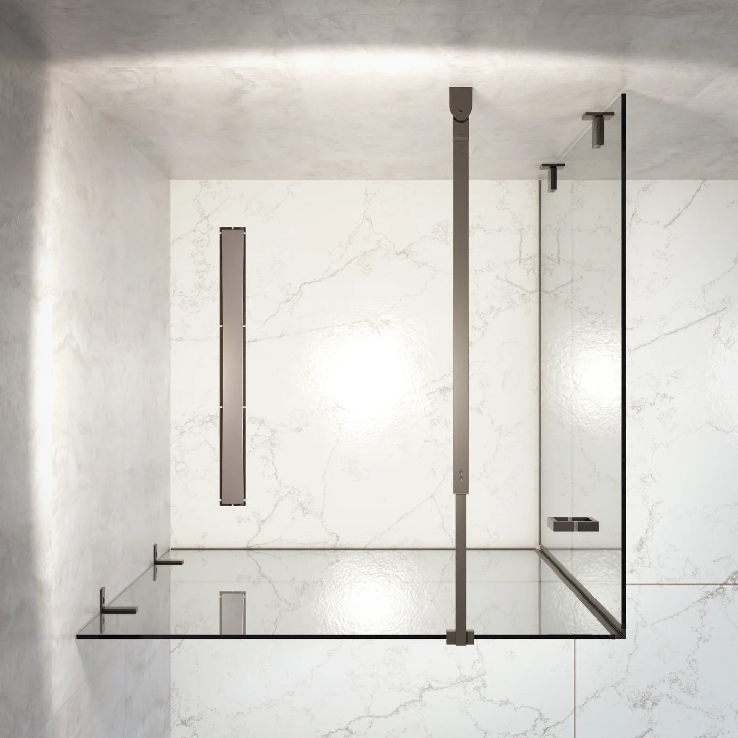 Douchecabine Mira - 90x200cm - Zwart - WDtegels