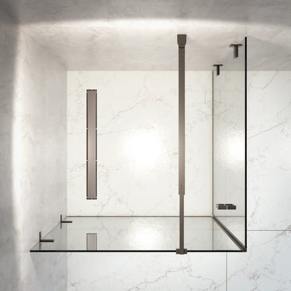 Douchecabine Mira - 90x200cm - Zwart - WDtegels