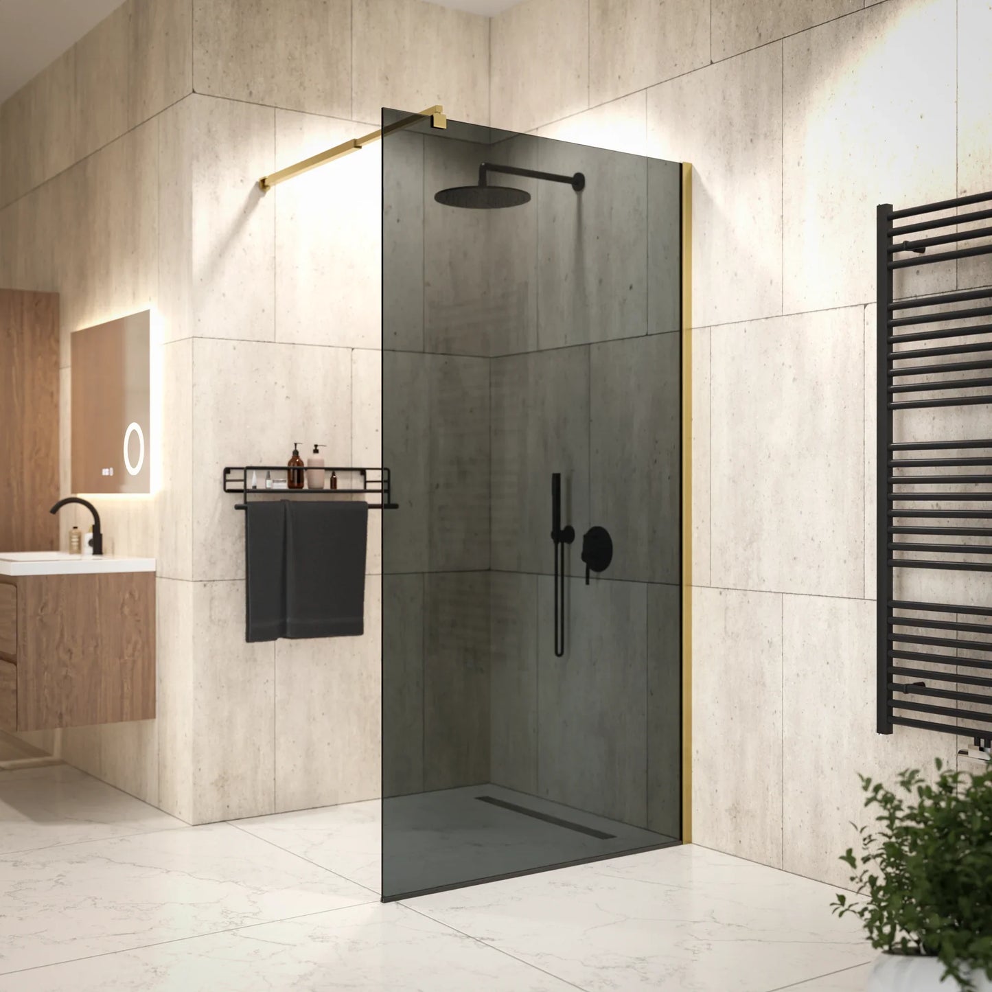 Douchewand Vero - 100x200cm - WDtegels