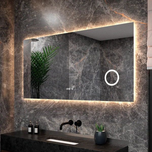 Badkamerspiegel - 160x80cm - Frameloos
