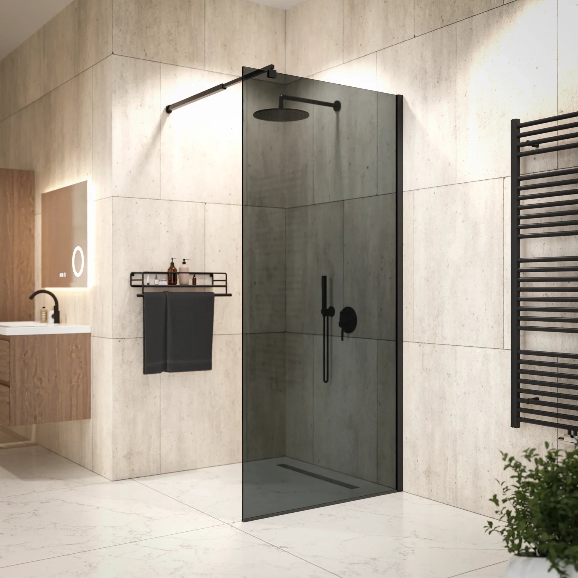 Douchewand Nova - 90x200cm - WDtegels