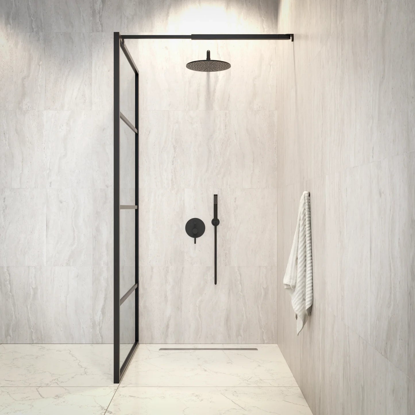 Douchewand Luna - 90x200cm - WDtegels