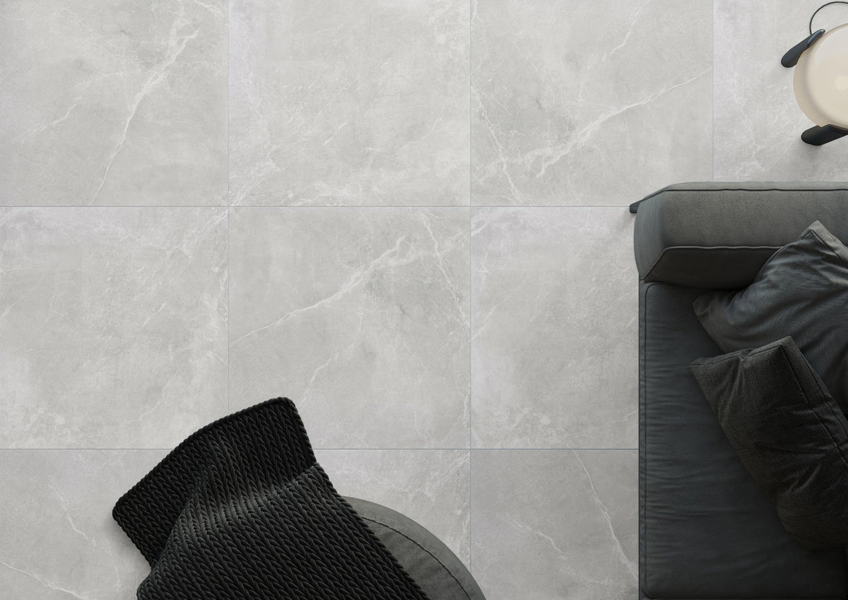 Azulejo de suelo Stonemood Blanco 80x80 rectangular