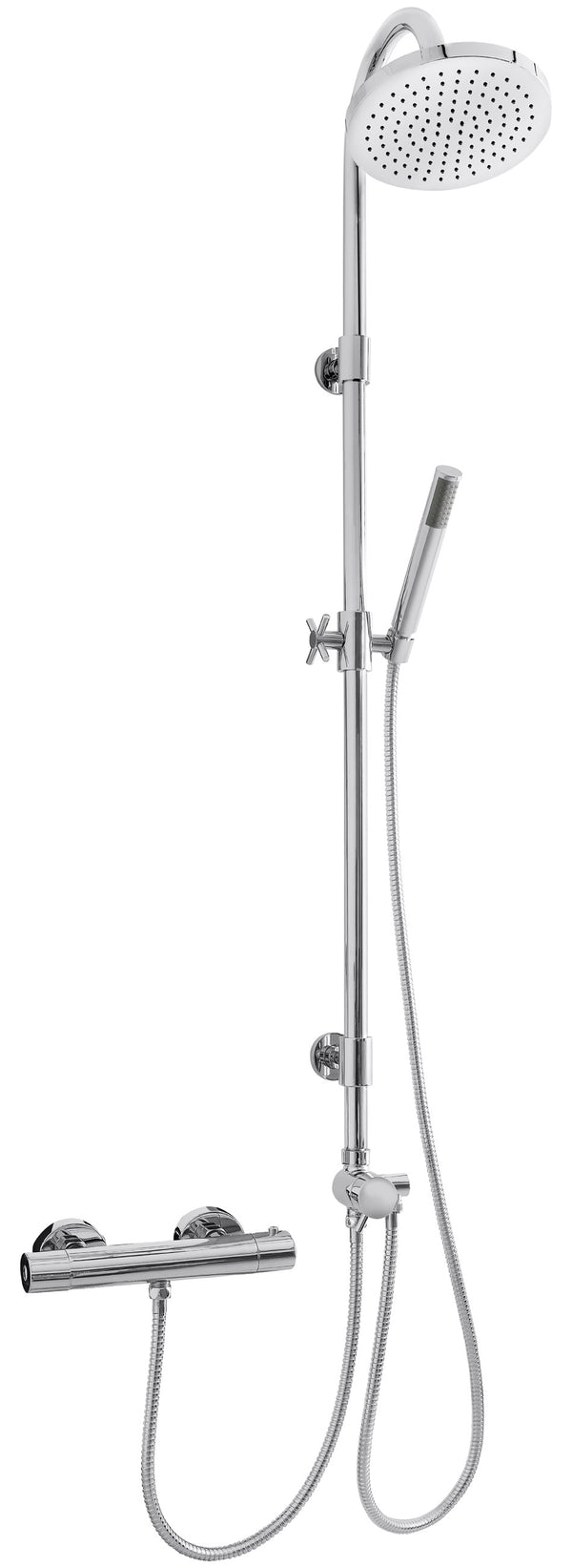 Wiesbaden Altara+Rio douchecomb.+therm. kraan 15cm+20cm douchekop