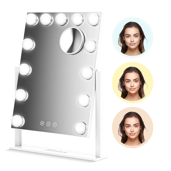 Hollywood Mirror - 44x30cm - White