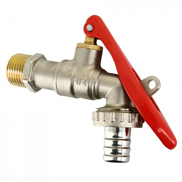 Ball valve with hose union 1/2" PN16