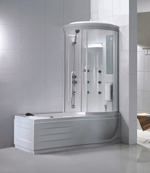 Baño/ducha Ritual derecho 170x85 h 218 cm cristal de seguridad 6 mm