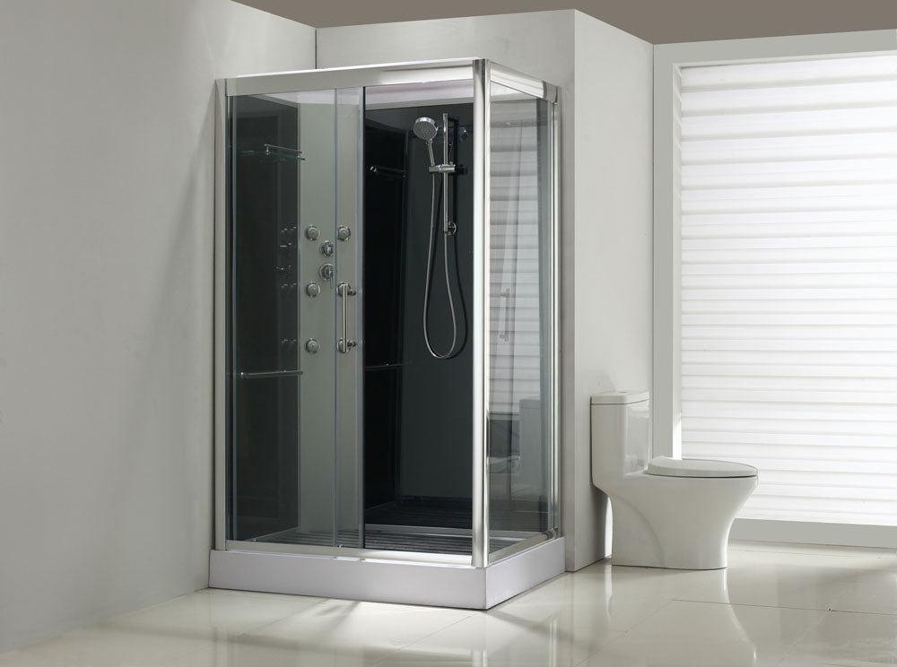 Sunshine complete douchecabine links 120x90x218cm 5mm glas Aluminium