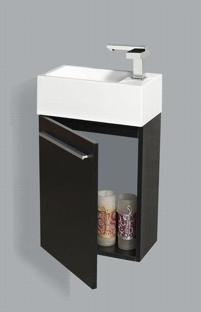 Fonteinkast L/R Zwart Wenge - WDtegels
