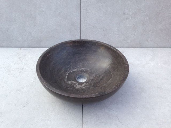 Lavabo de piedra natural redondo