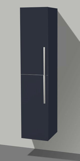 Hoge kast 160x35x35cm - Hoogglans Antraciet
