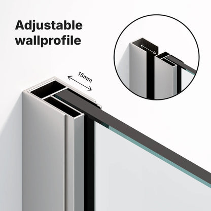 Douchewand Zaro - 80x200cm - WDtegels