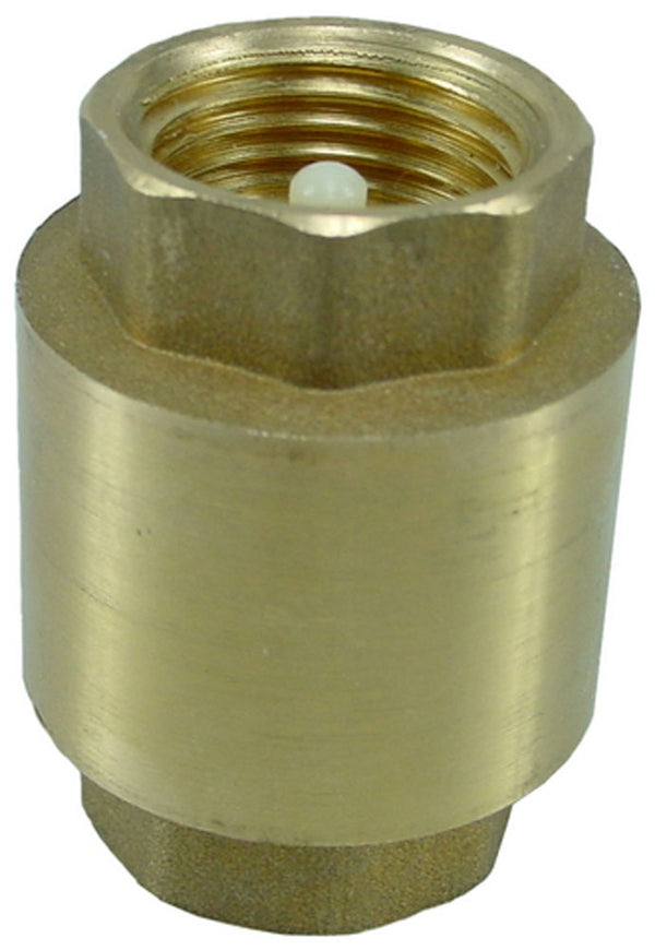 Spring-loaded check valve 1/2"