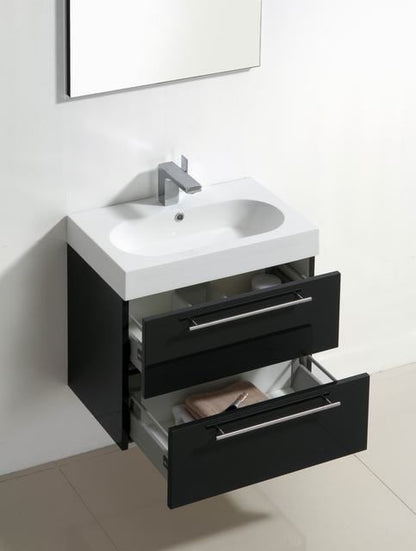 Badmeubel Compact Line 60 Hoogglans Antraciet