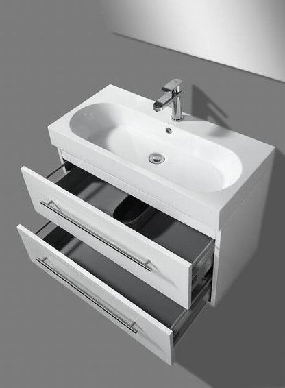 Badmeubel Compact Line 80 Hoogglans Wit - WDtegels