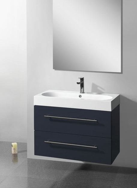 Badmeubel Compact Line 80 Hoogglans Antraciet