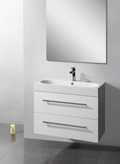 Badmeubel Compact Line 80 Hoogglans Wit - WDtegels