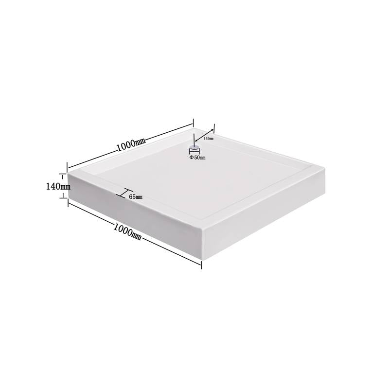 Douchebak Vierkant 100x100 - WDtegels