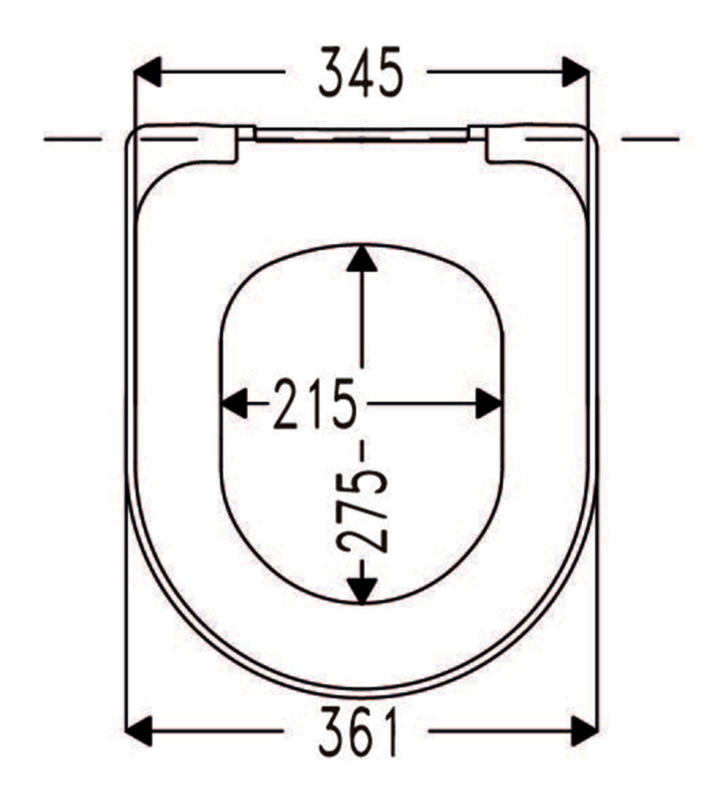 Cedo Caldera Toiletzitting/siège wc White - WDtegels