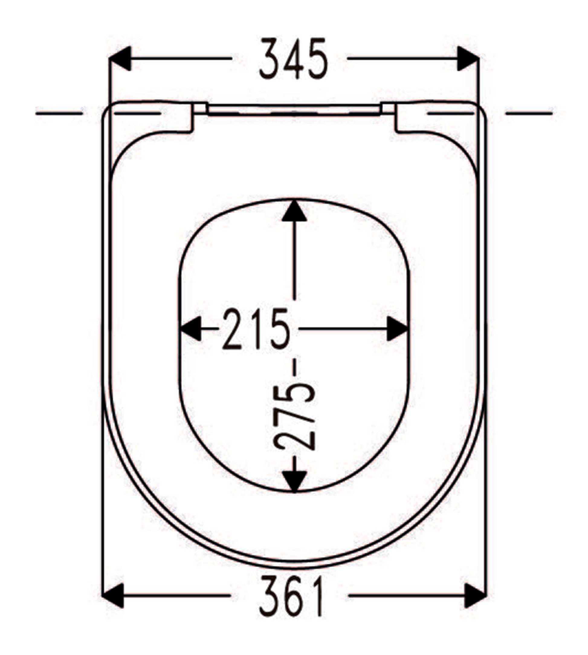 Cedo Caldera Toiletzitting/siège wc White - WDtegels
