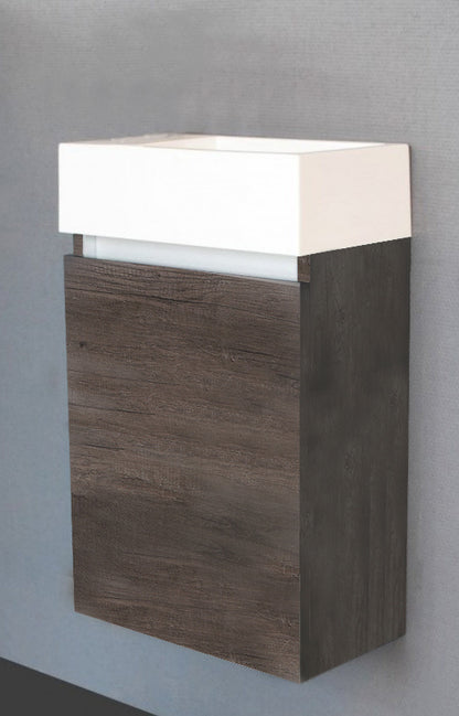 Fonteinkast Trendline L/R Century Oak - WDtegels