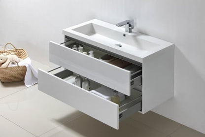 Badmeubelset Trendline 100 Hoogglans Wit - WDtegels
