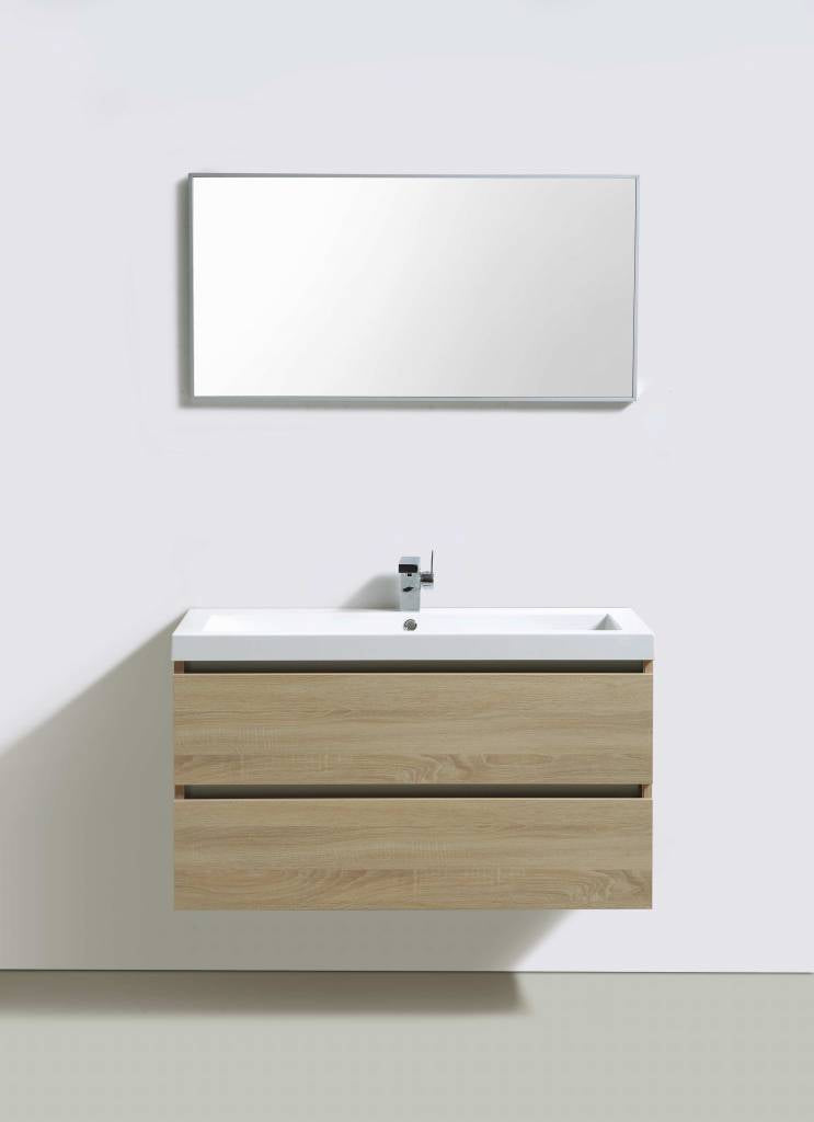 Badmeubelset Trendline 100 Light Wood - WDtegels