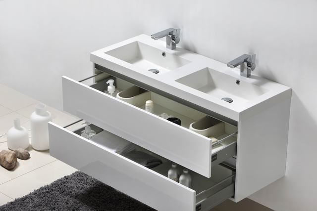 Badmeubel Trendline 120 Hoogglans Wit