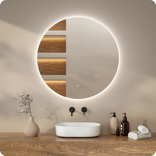 Bathroom Mirror - 100cm - Frameless