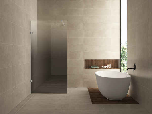 Less walk-in shower left 1200 x 2000 x 8 mm nano mirror smoke to clear glass/brushed steel