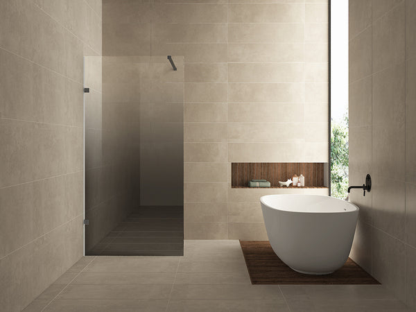 Less walk-in shower left 1200 x 2000 x 8 mm nano mirror smoke to clear glass/gunmetal