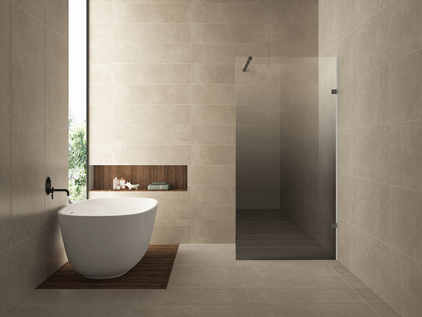 Less walk-in shower right 800 x 2000 x 8 mm nano mirror smoke to clear glass/gunmetal