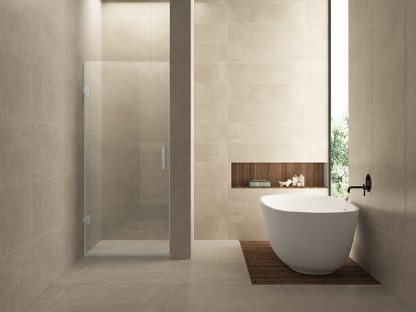 Less nisdeur | 70x200x0.8cm | Nano helder glas/chroom