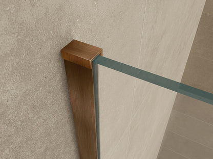 Wiesbaden Slim profielset+stabilisatiestang 120cm koper - WDtegels