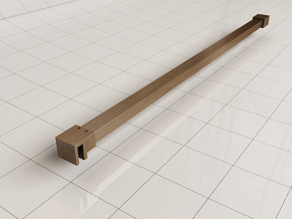 Slim stabilisatiestang 120 cm geborsteld brons koper - WDtegels