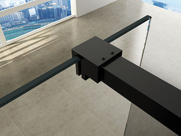 Conjunto de perfil Slim Wiesbaden + barra estabilizadora 120 cm negro mate