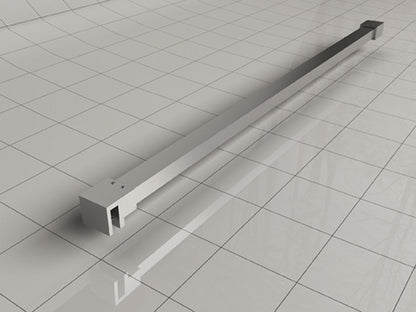 Slim stabilisatiestang 120 cm chroom - WDtegels