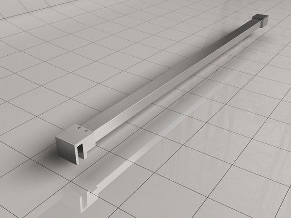 Barra estabilizadora Wiesbaden Slim de 120 cm de acero cepillado