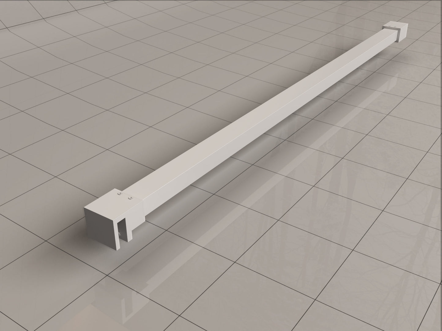 Slim stabilisatiestang 120 cm wit 8719743069725