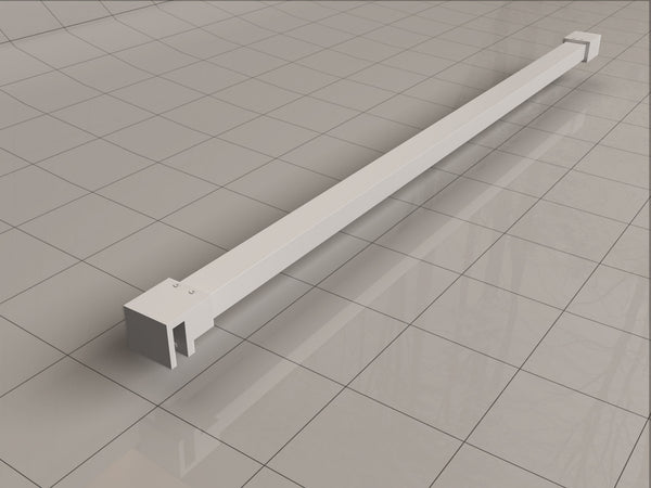 Wiesbaden Slim stabilisatiestang 120 cm wit