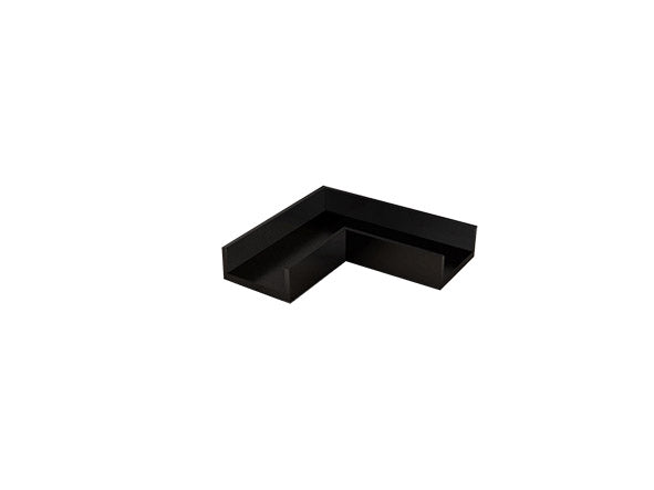 Juego de acoplamiento de tapa de esquina Horizon negro mate