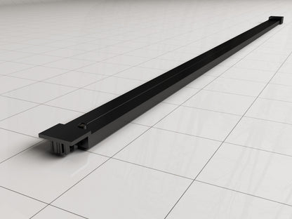 Horizon stabilisatiestang 120cm voor inloopdouche mat zwart - WDtegels